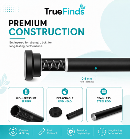 Drill-Free Multifunctional Adjustable Rod