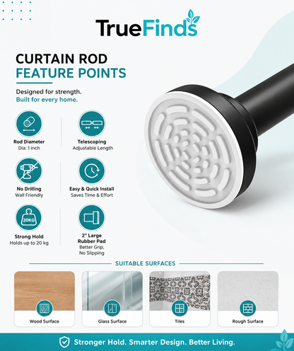 Drill-Free Multifunctional Adjustable Rod